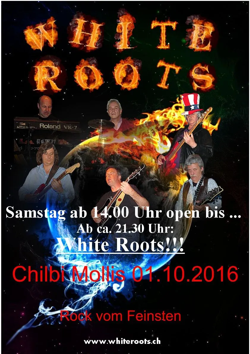 White Roots Chilbi Mollis Poster