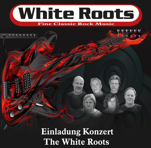 White Roots concert poster